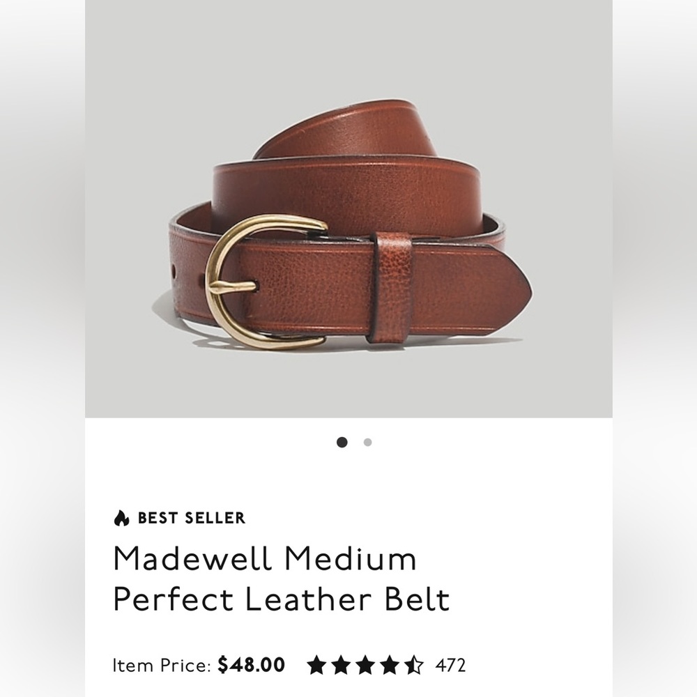 Madewell belt set